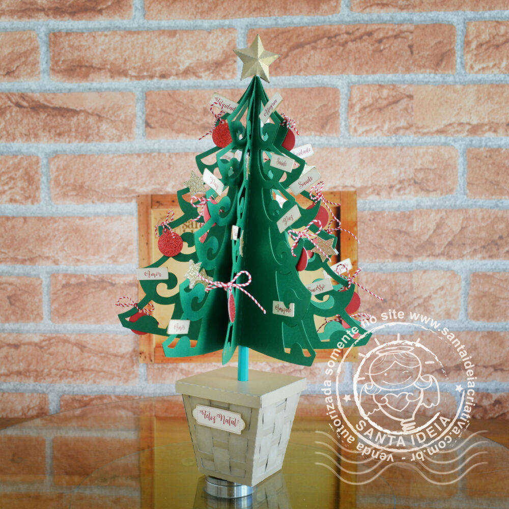 Árvore de Natal Santa Ideia - Santa ideia Criativa
